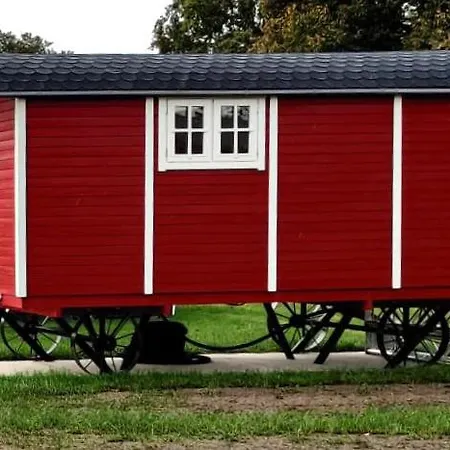 אתר קמפינג Pipowagen 2 Persoons Lindershoeve *